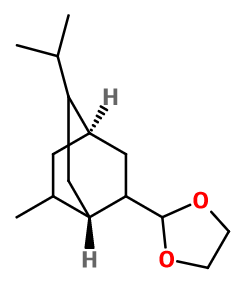 2-[8-Isopropyl-6-methylbicyclo[2.2.2]oct-5-en-2-yl]-1,3-dioxolane (CAS N° 68901-32-6)​