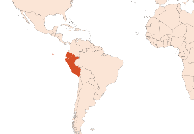 Map for Ambrette seed absolute (CAS N° 8015-62-1 / 84455-19-6)​