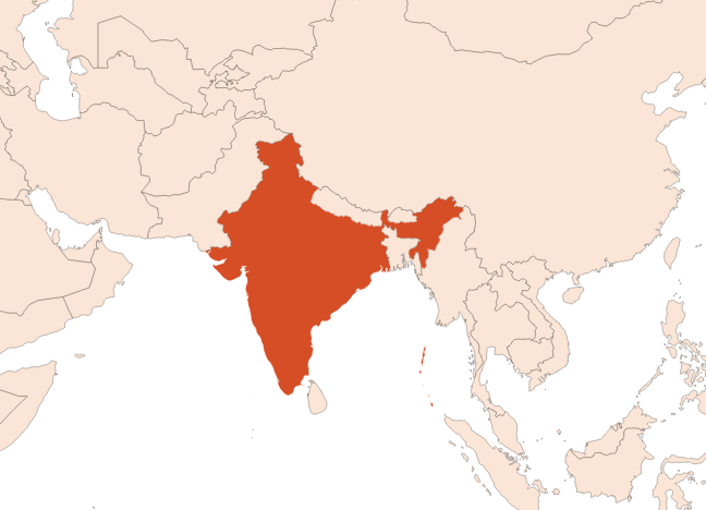 Map for Sandalwood oil (spicatum) (CAS N° 8006-87-9 / 84787-70-2)​