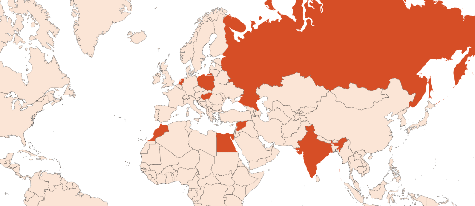 Map for Caraway seed oil (CAS N° 8000-42-8)​