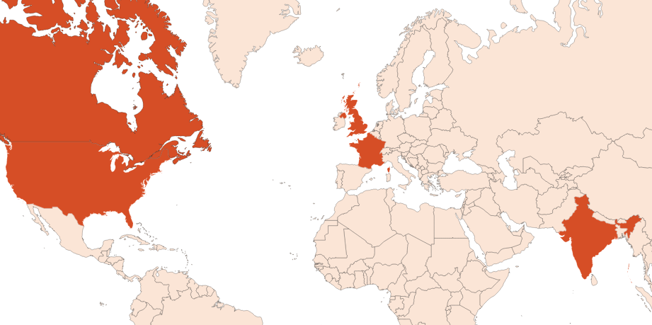 Map for Celery seed oil (CAS N° 8015-90-5)​