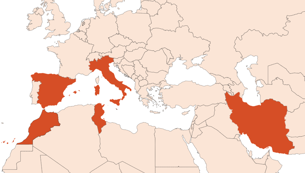 Map for Cumin seed oil (CAS N° 8014-13-9)​