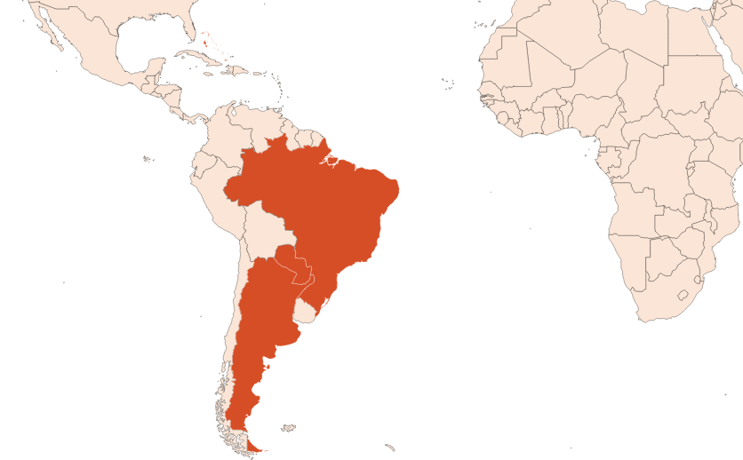 Map for Mate absolute (CAS N° 68916-96-1)​