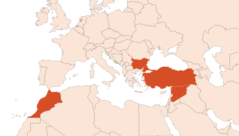 Map for Rose water oil (damascena) (CAS N° 90106-38-0)​