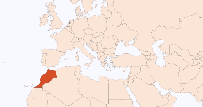 Map for Tanacetum vulgare (CAS N° 8016-87-3)​