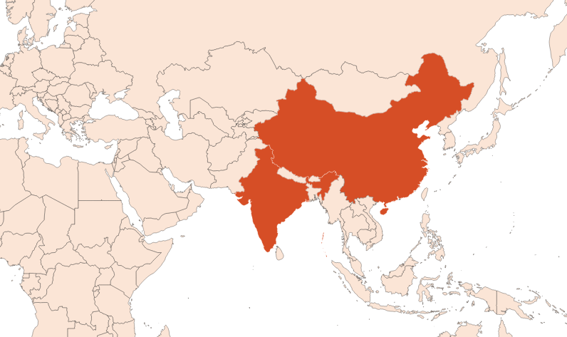 Map for Jasmine tea SFE (CAS N° 68916-73-4)​