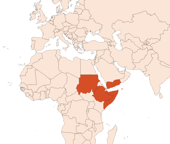 Map for Incense oil (CAS N° 8016-36-2)​